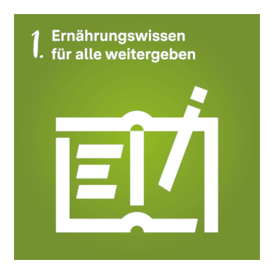 Link zu Leitsatz 1: Ernährungswissen für alle weitergeben