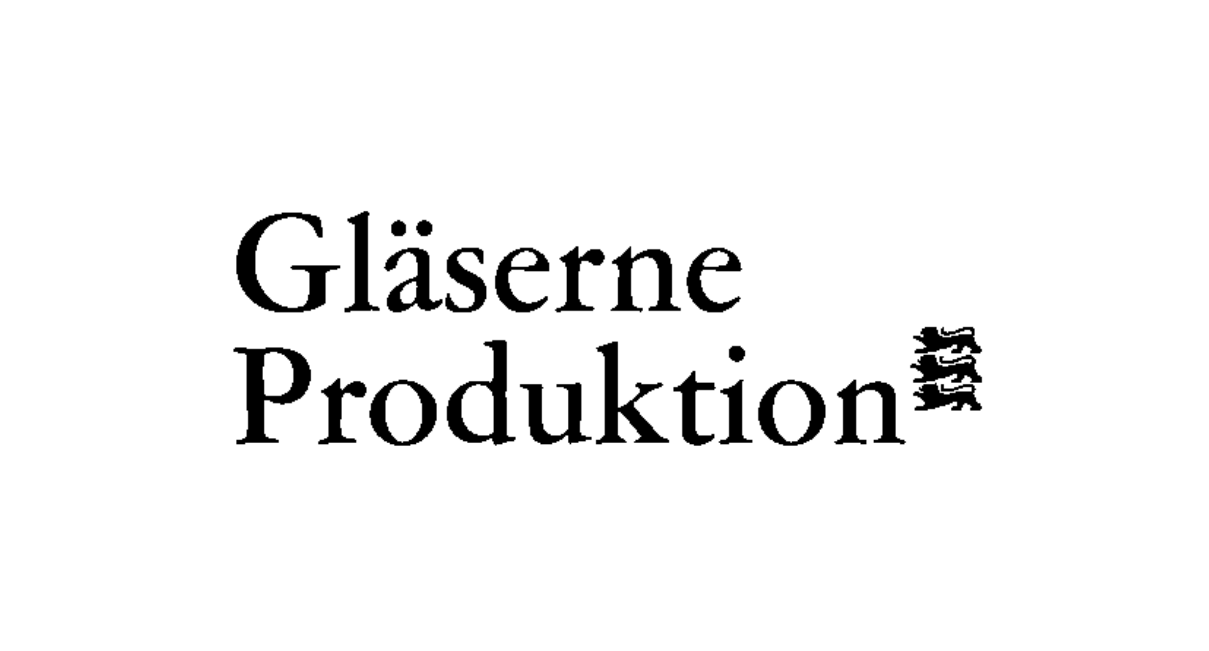 Logo Gläserne Produktion