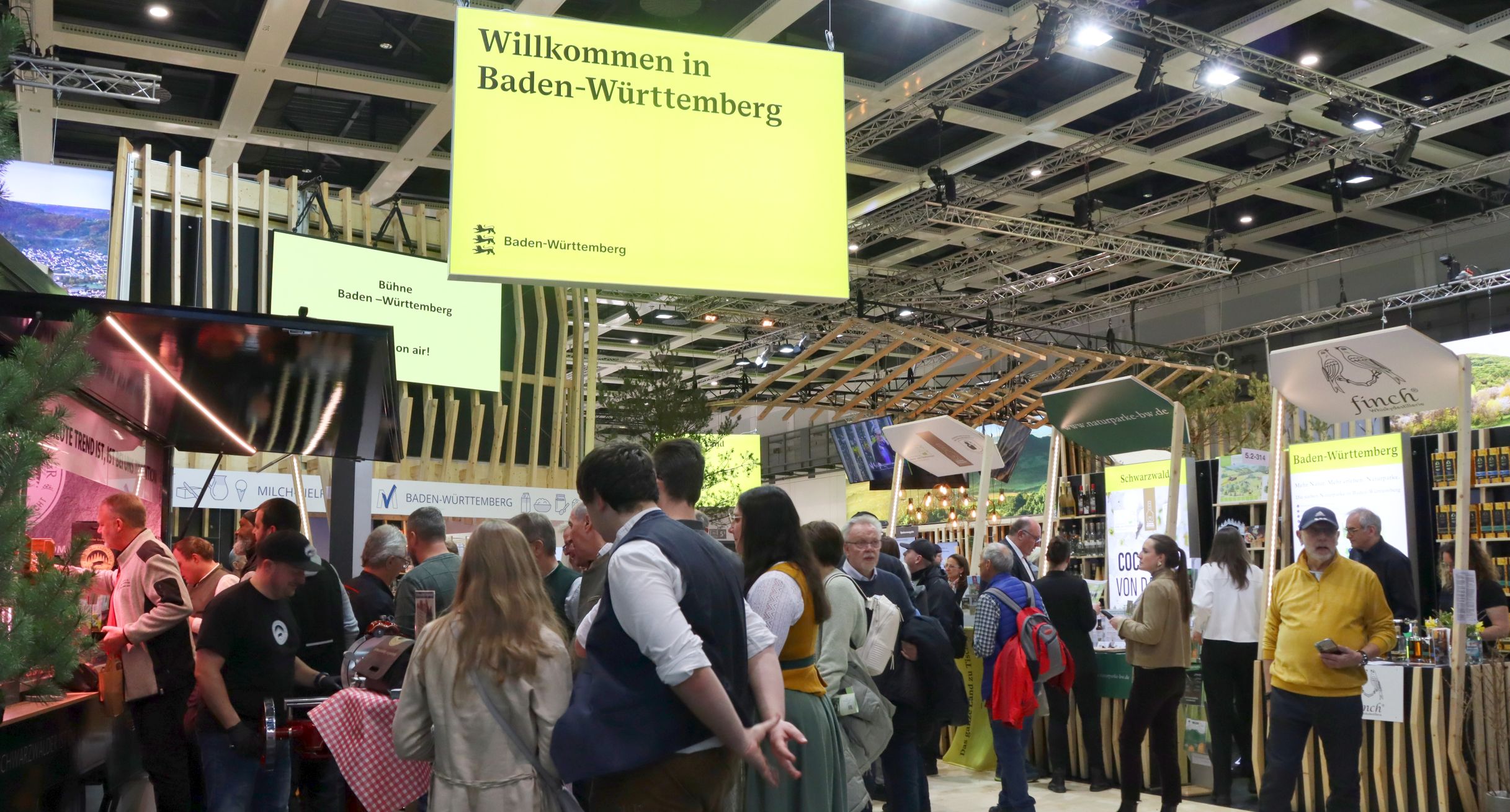 Blick auf den Stand Baden-Württemberg