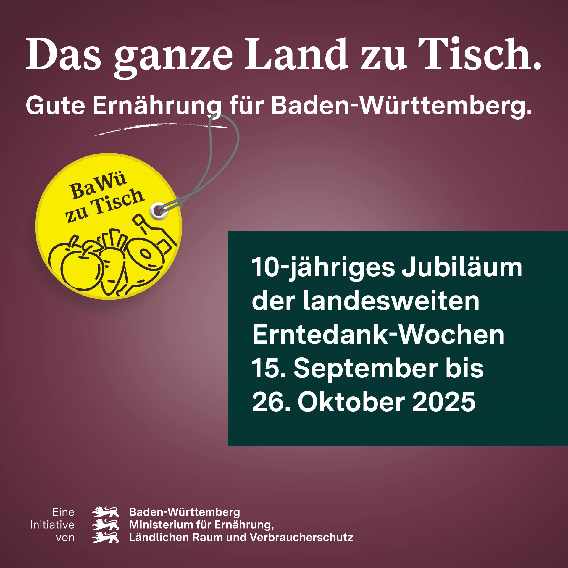 Landesweite Erntedank-Wochen 2025